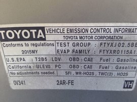 2015 TOYOTA CAMRY, SILVER, SE, 2.5L, AT,   Z25129